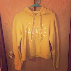 Yellow youth large hoodie from Aeropostale